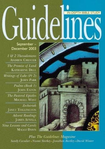 Tapa de Guidelines September - December 2003