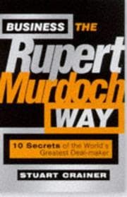 Tapa de Business the Rupert Murdoch Way (Bigshots)