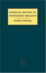 Tapa de Judicial Review in Northern Ireland