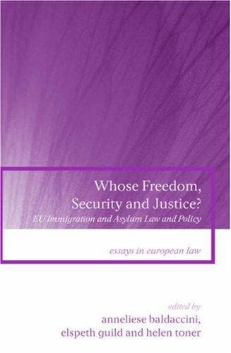 Tapa de Whose freedom, security and justice?