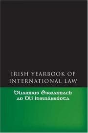 Tapa de Irish Yearbook of International Law, Volume 1 2006