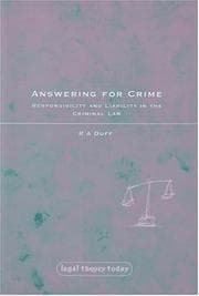 Tapa de Answering for Crime