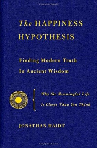 Tapa de The happiness hypothesis