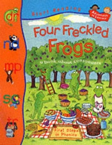 Tapa de Four Freckled Frogs (Start Reading)