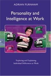 Tapa de Personality and Intelligence at Work