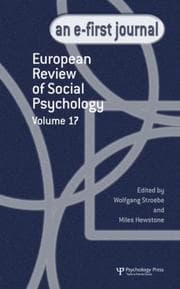 Tapa de European Review of Social Psychology
