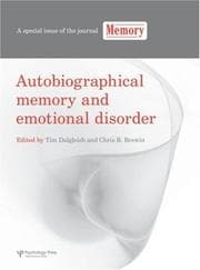 Tapa de Autobiographical Memory and Emotional Disorder