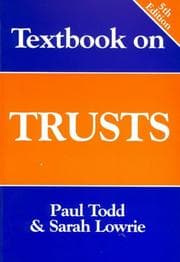 Tapa de Textbook on Trusts