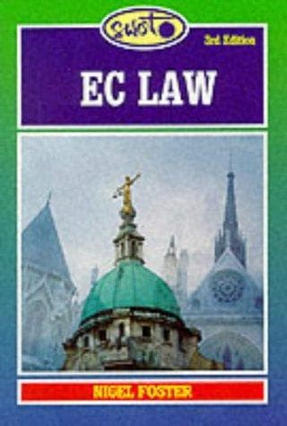 Tapa de EC Law (Swot)