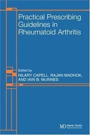 Tapa de Practical prescribing guidelines in rheumatoid arthritis