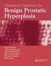 Tapa de Therapeutic treatment for benign prostatic hyperplasia