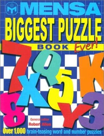 Tapa de Mensa Biggest Puzzle Book Ever!