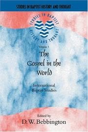 Tapa de The Gospel in the World
