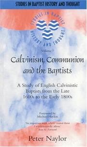Tapa de Calvinism, Communion And The Baptists