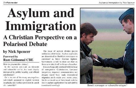 Tapa de Asylum and immigration