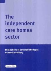 Tapa de The Independent Care Homes Sector