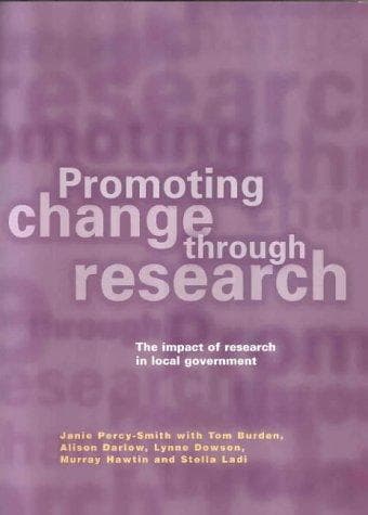 Tapa de Promoting Change Through Research