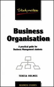 Tapa de Business Organisation (Studymates)