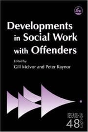 Tapa de Developments in social work with offenders