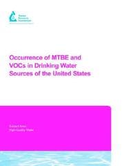 Tapa de Occurence of MTBE and VOC's in Drinking Water Sources of the United States (Awwa Research Foundation Reports)