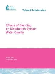 Tapa de Effects of Blending on Distribution System Water Quality