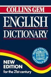 Tapa de English dictionary