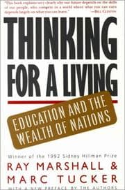 Tapa de Thinking for a living