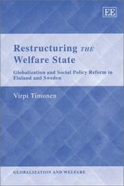 Tapa de Restructuring the Welfare State