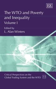 Tapa de The WTO and Poverty and Inequality (Critical Perspectives on the Global Trading System and the W)