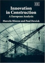 Tapa de INNOVATION IN CONSTRUCTION: A EUROPEAN ANALYSIS