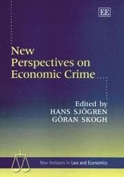 Tapa de New perspectives on economic crime