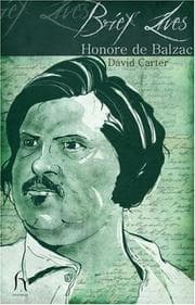 Tapa de Honore de Balzac (Brief Lives)