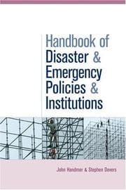 Tapa de The handbook of disaster and emergency policies and institutions