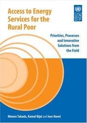 Tapa de Access to energy services for the rural poor