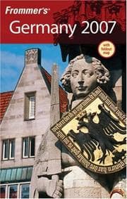 Tapa de Frommer's Germany 2007