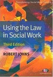 Tapa de Using the Law in Social Work (Transforming Social Work Practice)