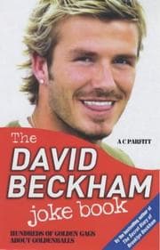 Tapa de The David Beckham Joke Book