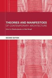 Tapa de Theories and manifestoes of contemporary architecture