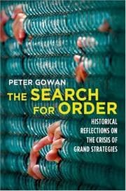Tapa de The Search for Order