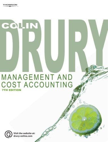 Tapa de Management and Cost Accounting