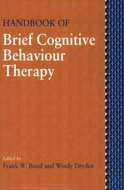 Tapa de Handbook of brief cognitive behaviour therapy