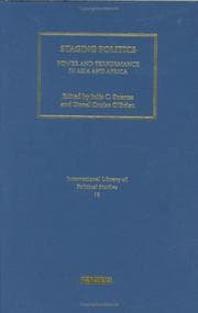Tapa de STAGING POLITICS: POWER AND PERFORMANCE IN ASIA AND AFRICA; ED. BY JULIA C. STRAUSS