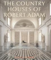 Tapa de The Country Houses of Robert Adam