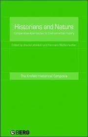 Tapa de Historians and nature