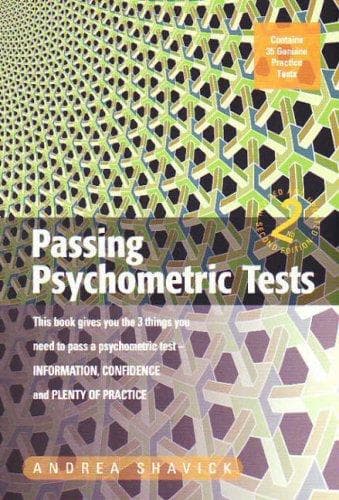 Tapa de Passing Psychometric Tests