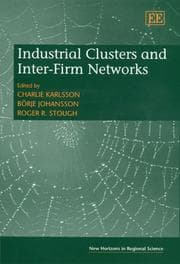 Tapa de Industrial clusters and inter-firm networks