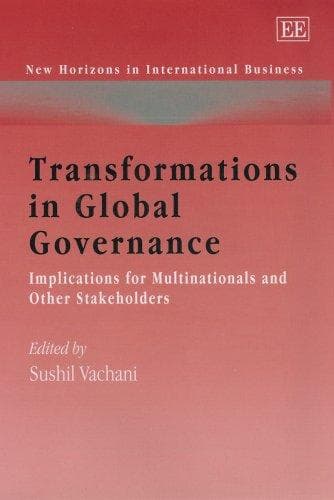 Tapa de Transformations in Global Governance