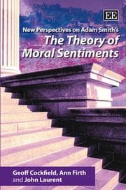 Tapa de New perspectives on Adam Smith's The theory of moral sentiments