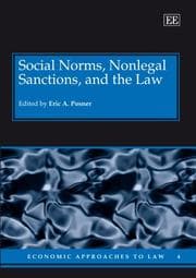 Tapa de Social Norms, Nonlegal Sanctions, and the Law (Economic Approaches to Law)