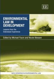 Tapa de Environmental law in development